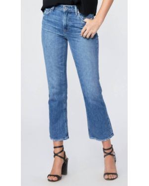 PAIGE Vintage Colette Crop Flare Jeans - Blue