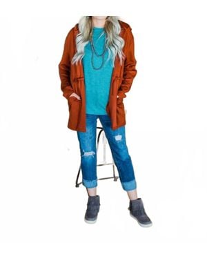 2FlyCo Cuddle Hooded Cardigan - Blue