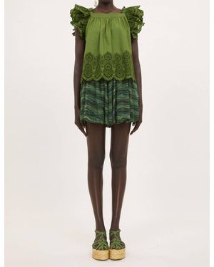 Ulla Johnson Alina Short - Green