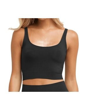 Maidenform Smoothing Seamless Cropped Cami - Black