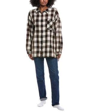 The Nu Vintage Flannel Shirt - Black