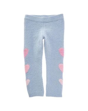 Chaser Brand Fuzzy Fleece Knit Slim Legging - Blue