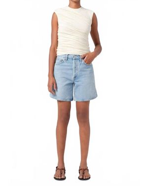 Agolde Dame Short - Blue
