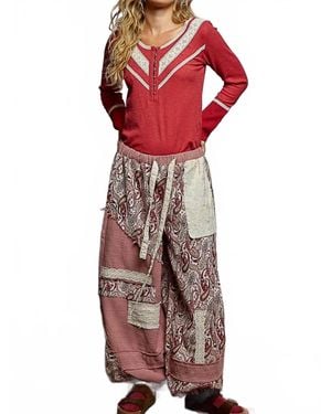 Pol Give Me A Rose Top - Red