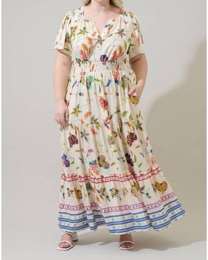 Sugarlips Rony Smocked Maxi Dress - Multicolor