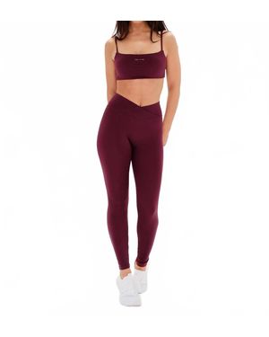 Revyve Active High Rise V-Sculpt Legging - Red