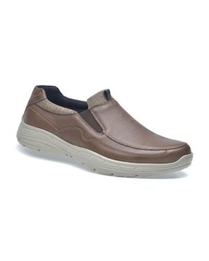 Pazstor Nubuck Leather Mocassin - Gray