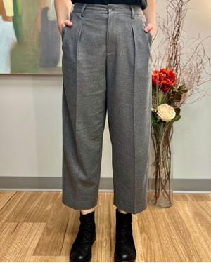 Closed Ruthy Cropped Leg Pants - Gray