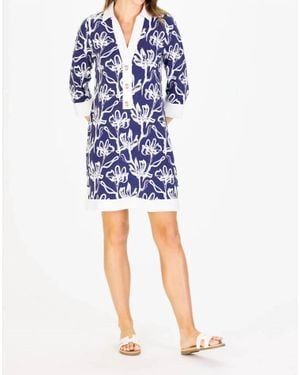 Duffield Lane June Mini Dress - Blue