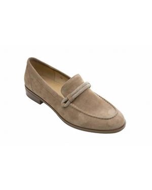 Vaneli Karida Military Suede Loafers - Black