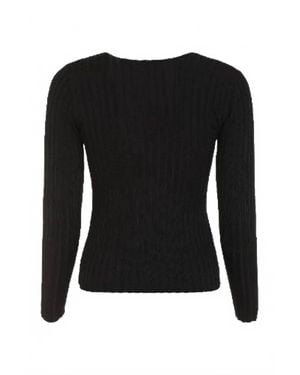 Pinko Knit Crewneck Sweater - Black