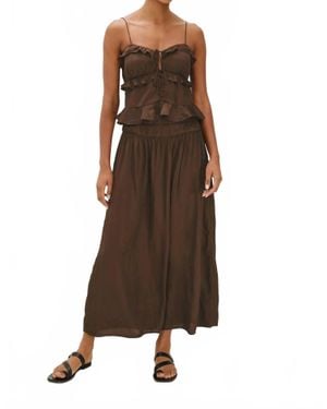 Rails Nara Midi Skirt - Brown