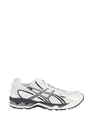 Asics Ivory Gel Nimbus Asymmetric Polyester Sneakers - White