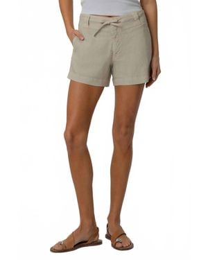 Kut From The Kloth Katie Drawstring Linen Blend Shorts - Natural