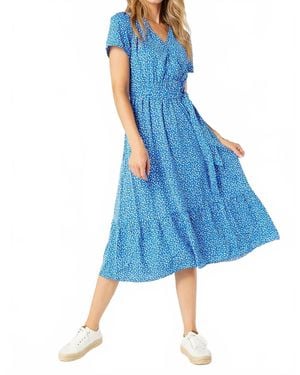 Coco + Carmen Caia Floral Print Dress - Blue