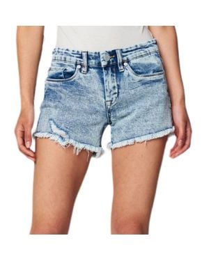 Blank NYC Astor Cut Off Denim Short - Blue