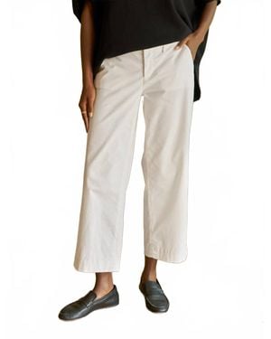 Frank & Eileen Westport The Italian Wide Leg Chino Pants - Black