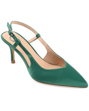 Journee Collection Collection Knightly Pump - Green