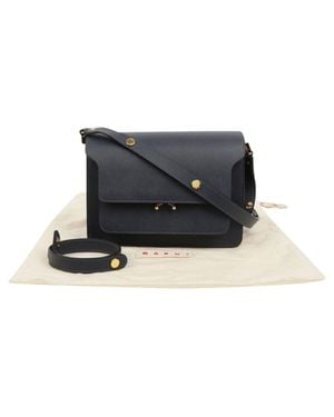 Marni Trunk Medium Shoulder Bag - Black