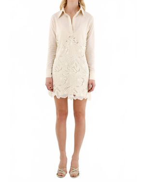 Especia Shalimar Mini Dress - Natural