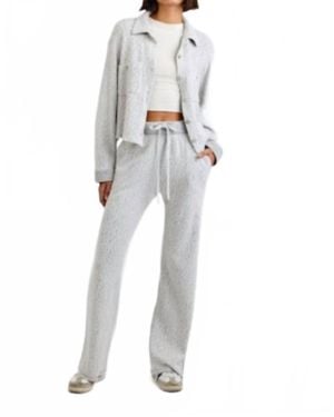 Bella Dahl Contrast Wide Leg Pant - White