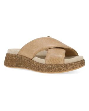 Dansko Bridget Cross-Band Slide Sandal - Natural