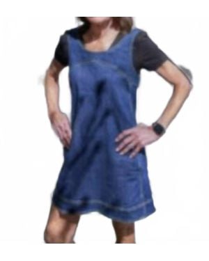Eesome Sleeveless Mini Dress - Blue