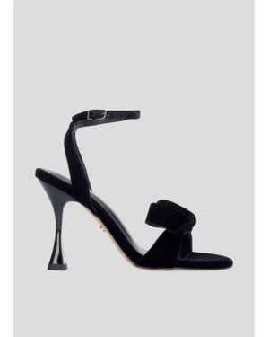Lola Cruz Cynthia Heeled Sandals - Black
