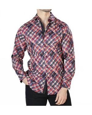 El Señor De Los Cielos Casual Long Sleeve Shirt - Red