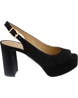 Carrano Selina Platform Slingback Heel - Black