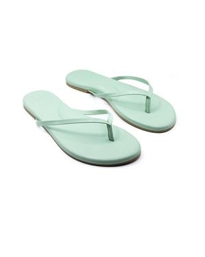 Solei Sea Indie Flip-Flop Sandals - Green