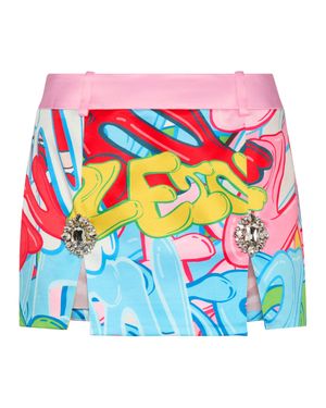 Philipp Plein Mini Skirt - Blue