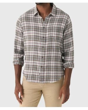 Rails Lennox Relaxed Plaid Shirt - Gray