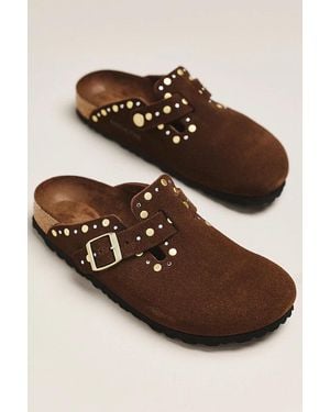 Birkenstock Boston Rivets Clogs - Brown