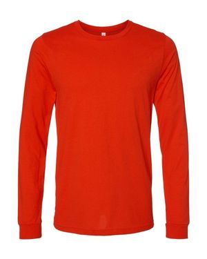Bella Canvas Jersey Long Sleeve Tee - Red