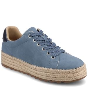 Journee Collection Journee Cosima Esapdrille Sneakers - Blue