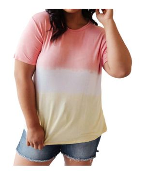 Fsl Block Tee Shirt - Pink