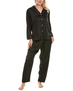 ANNA KAY 2Pc Silk Blend Pajama Pant Set in Green Lyst