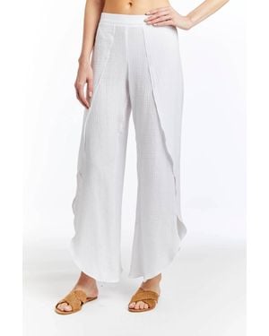 Drew Whitney Gauze Pants - White