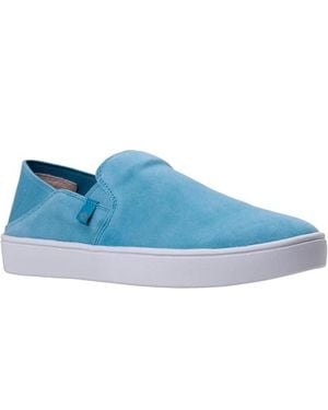 Spenco Saylor Sp1197 Sneakers Aqua Sea Slip On Casual Shoes Hawk936 - Blue