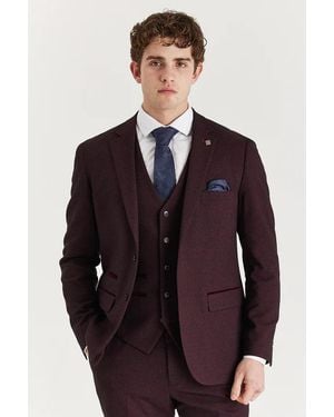 Paul Andrew Regent Checked Tailored Fit Blazer