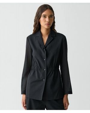 Theory Cinch Waist Jacket - Black