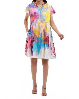 parsley & sage Vivian Mini Dress - Red