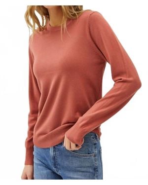 Be Cool Crew Neck Sweater - Orange