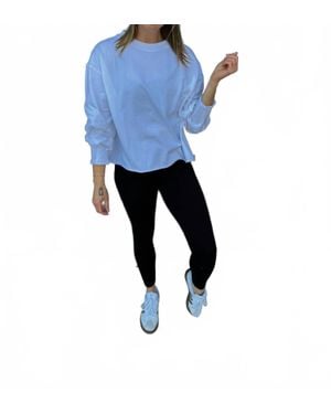 Mono B Pima Cotton Mineral Luxe Tee - Blue