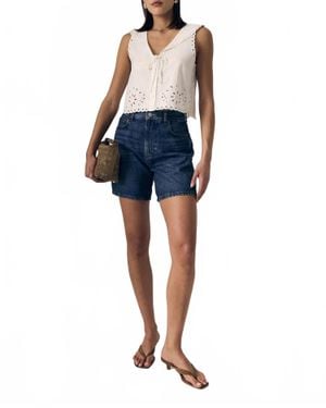 Le Jean Frida Denim Short - Blue