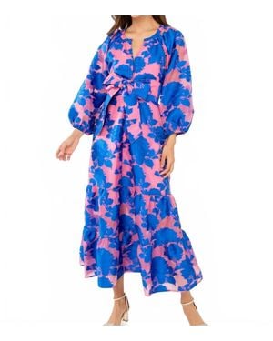 Abbey Glass Elise Dress - Blue
