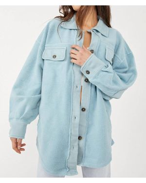 Free People Mountain Shacket - Blue