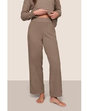 Eberjey Recycled Boucle Pant - Natural