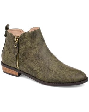 Journee Collection Apos;S Ellis Medium And Wide Width Booties - Green